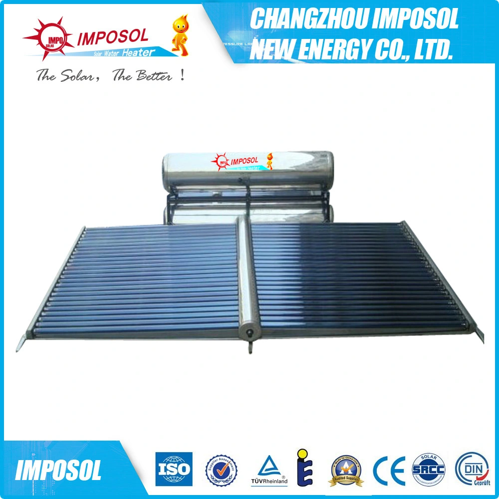 Stainless Steel Vacuum Tube Solar Water Heater with Ce