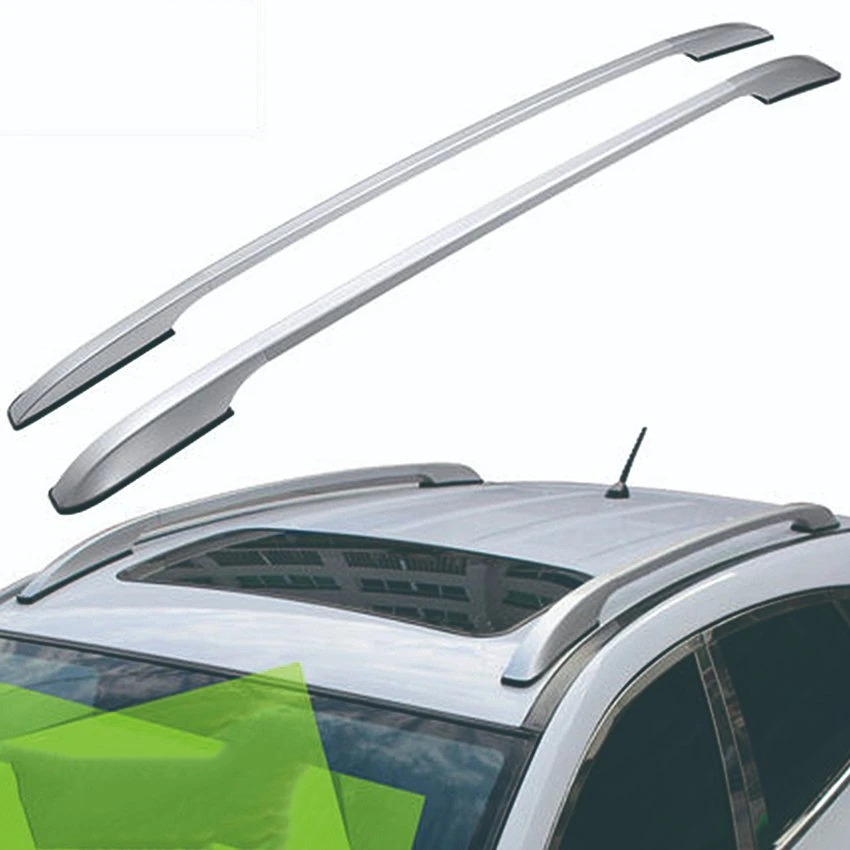 Silver Roof Rack Luggage Carrier Bars-1set