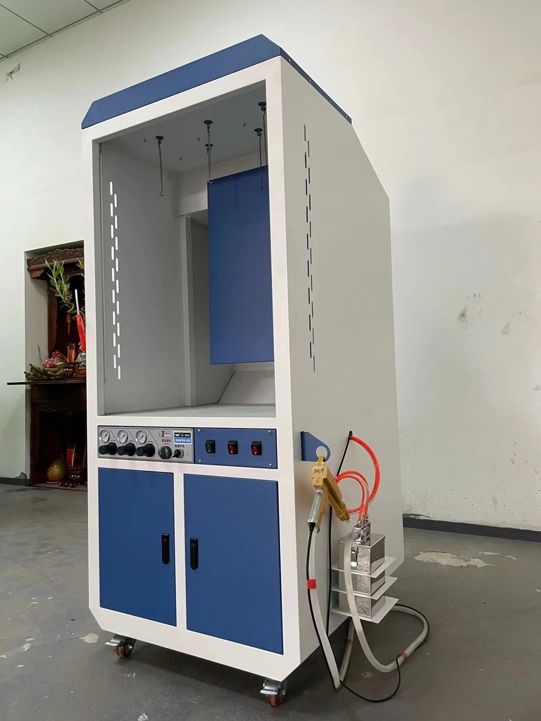 Dust Free Portable Small Mini Powder Coating Spray Paint Booth for Sample Making