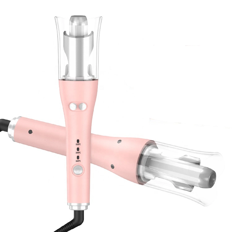 Profesional Magic Cuidado de pelo giratorio herramienta de estilismo Curling Iron Ceramic Rizador eléctrico de pelo