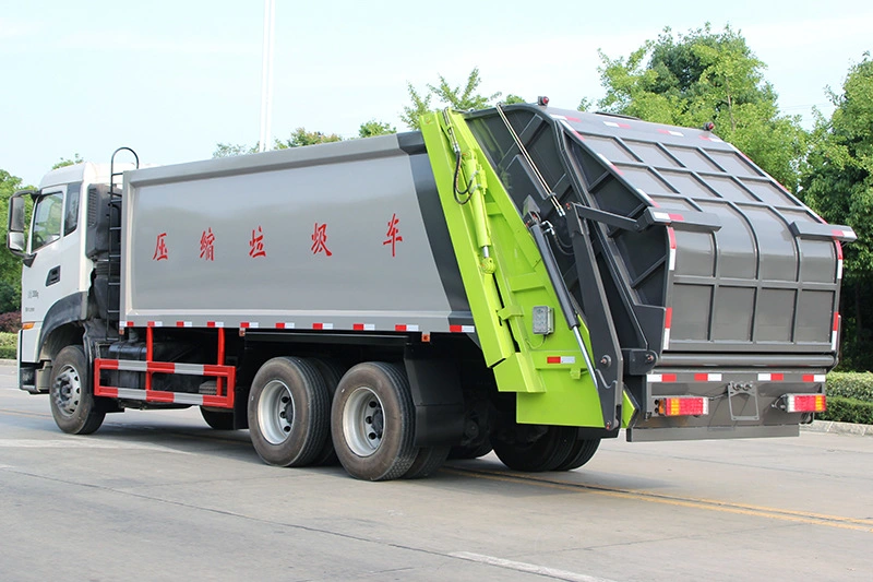 Camión de basura Dongfeng 6X4 de alta calidad con capacidad de carga de 18 m³ y 10 toneladas de vehículos de recolección de residuos