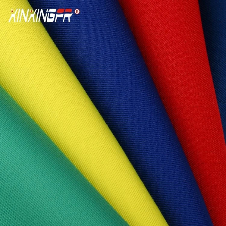 260gram 88% Cotton 12% Nylon Flame Retardant Twill Fabric for Protective Clothing Fr Fabric Factory