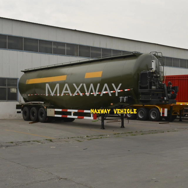 3 Axles 35m3 Bulk Cement Tank Semi Trailer for Sale