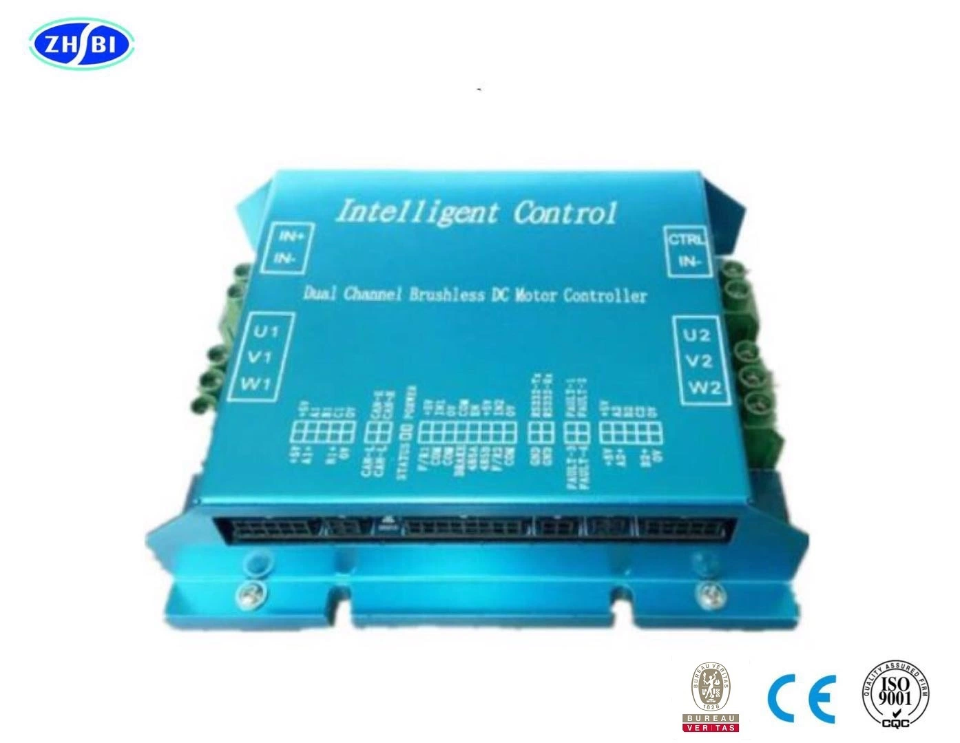 Can Open, RS232 Communicate DC Servo Driver 50A 24V/400W/500W 48V/800W/1kw BLDC Motor Speed Controller with RS232 for Agv Vehicle