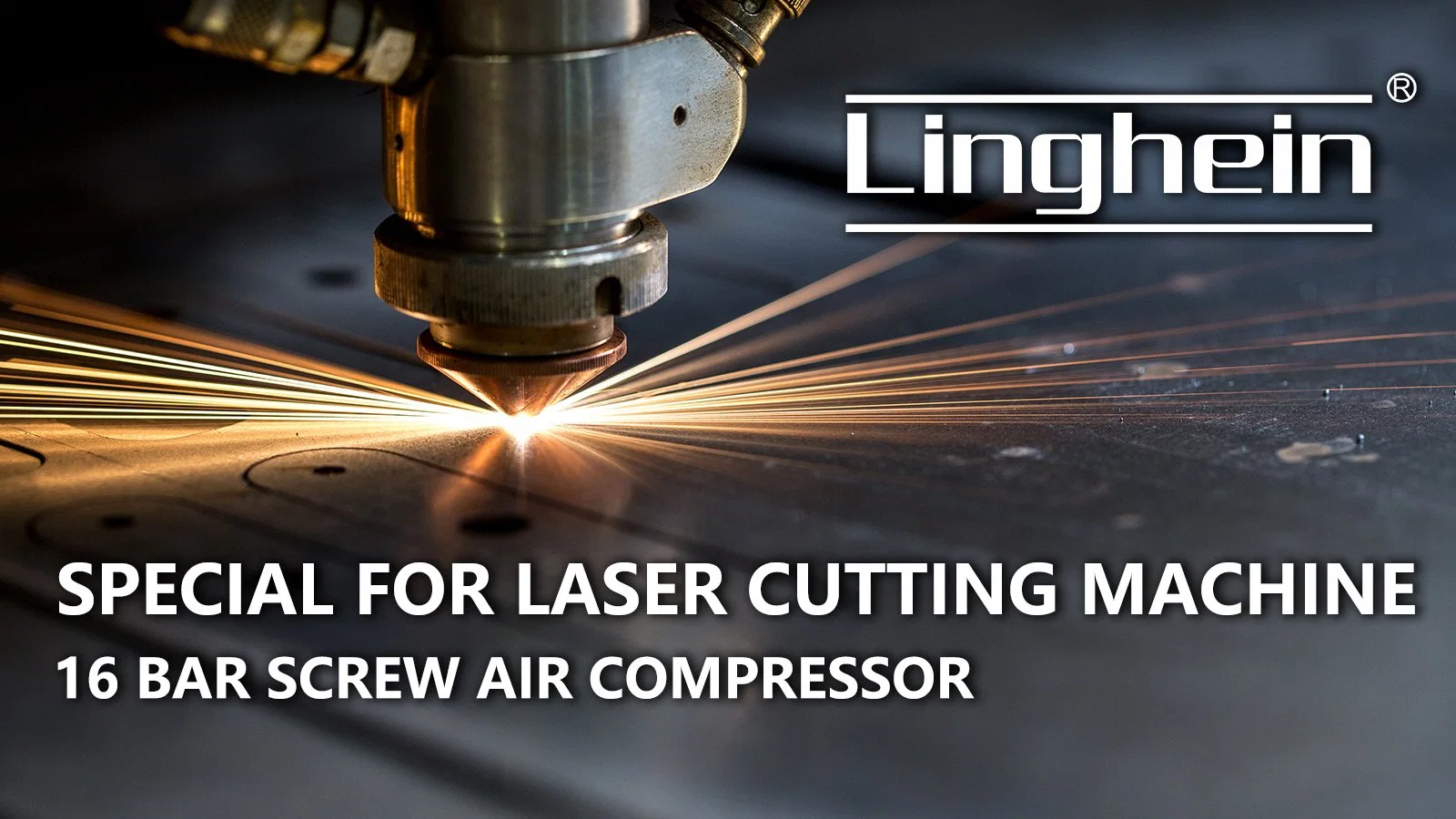 Linghein LSC Serie speziell für Laserschneidschraube CE-Stufe 4-in-1-Schraubenkompressor