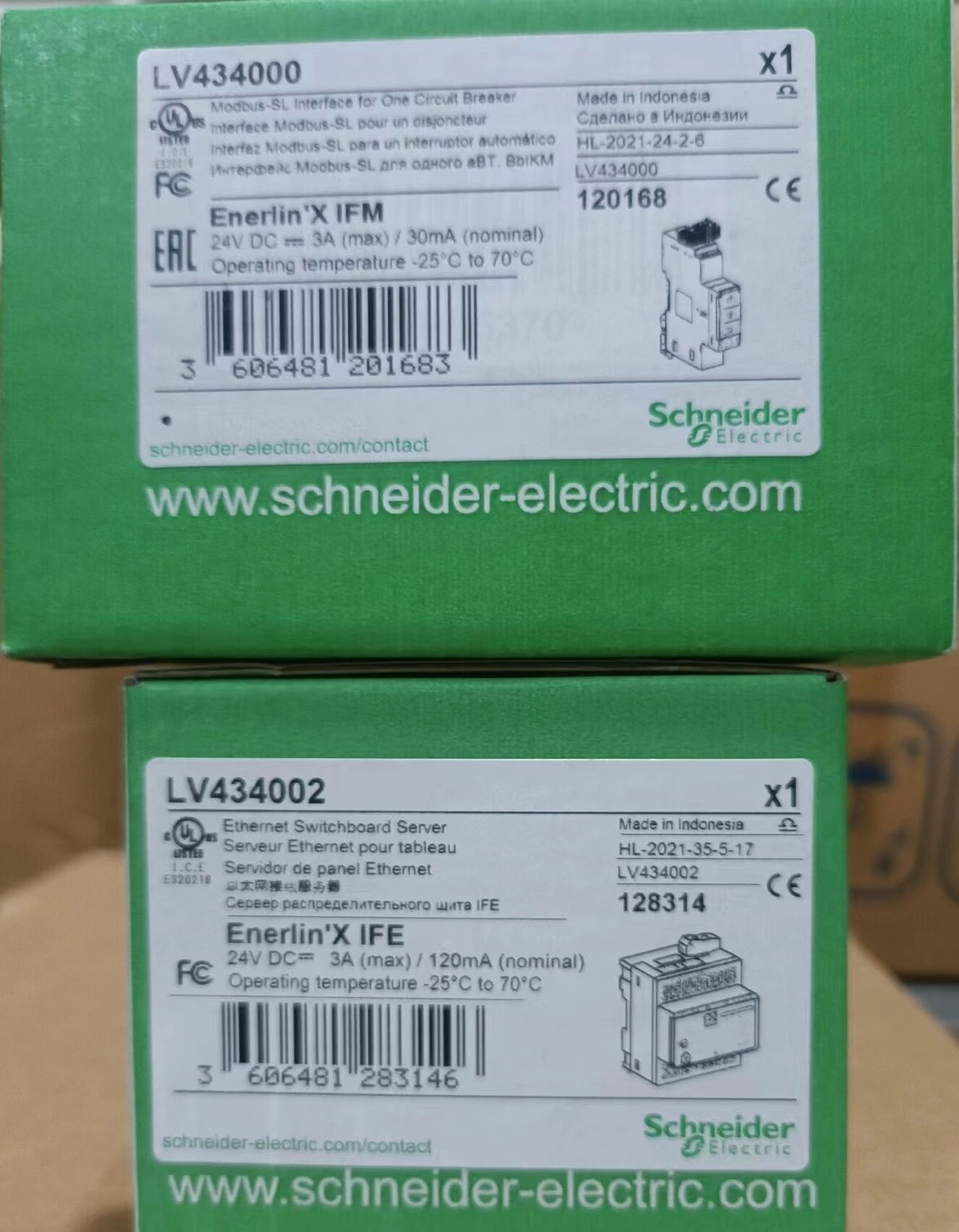 New Original S-Chneider Ethernet Communication Module LV434002 LV434000