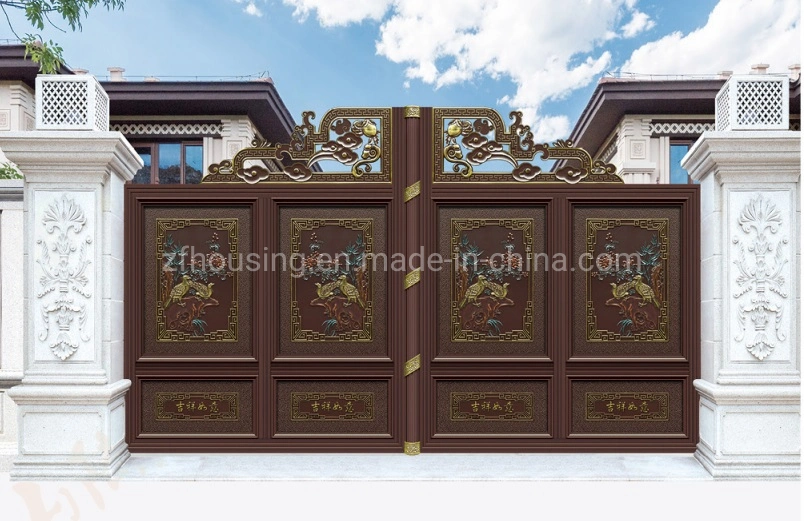 Attractive Latest Aluminum House Main Gate Design for Villa Gate