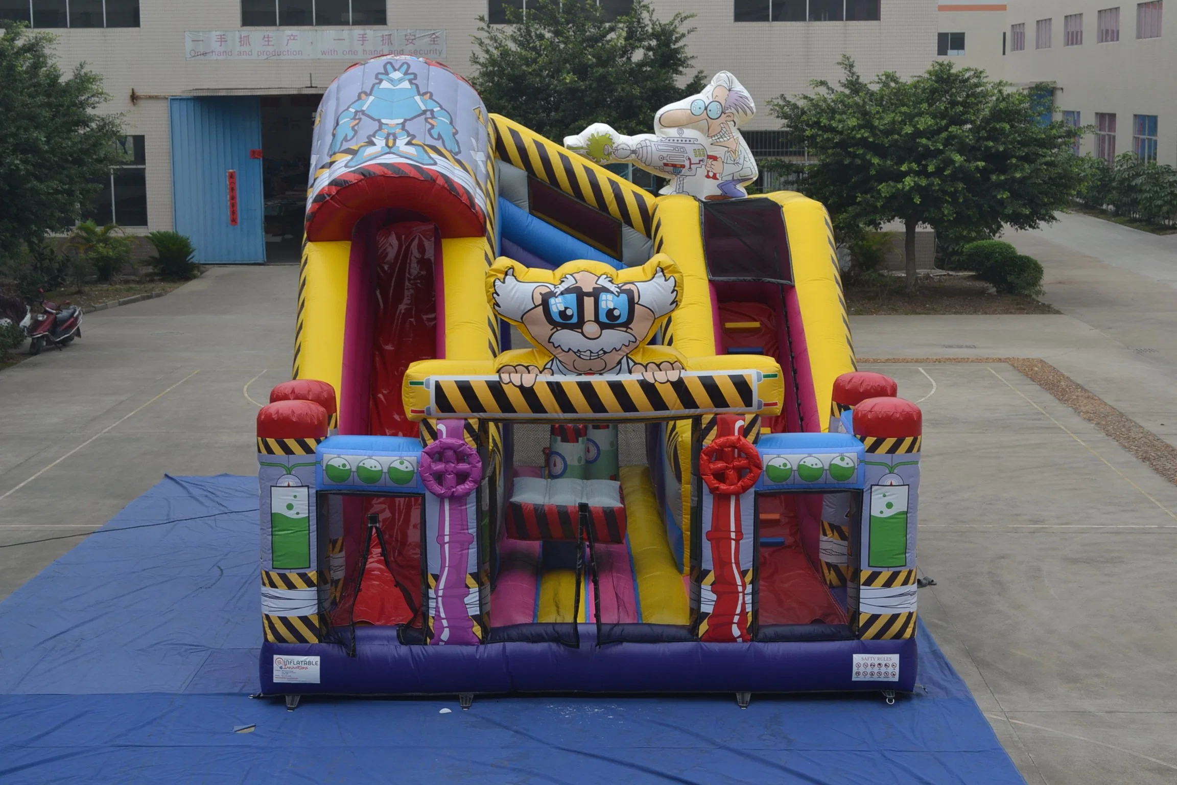 Amusement Park Equipment Dr. Science Fun City Inflatable Bouncer (AQ01242)