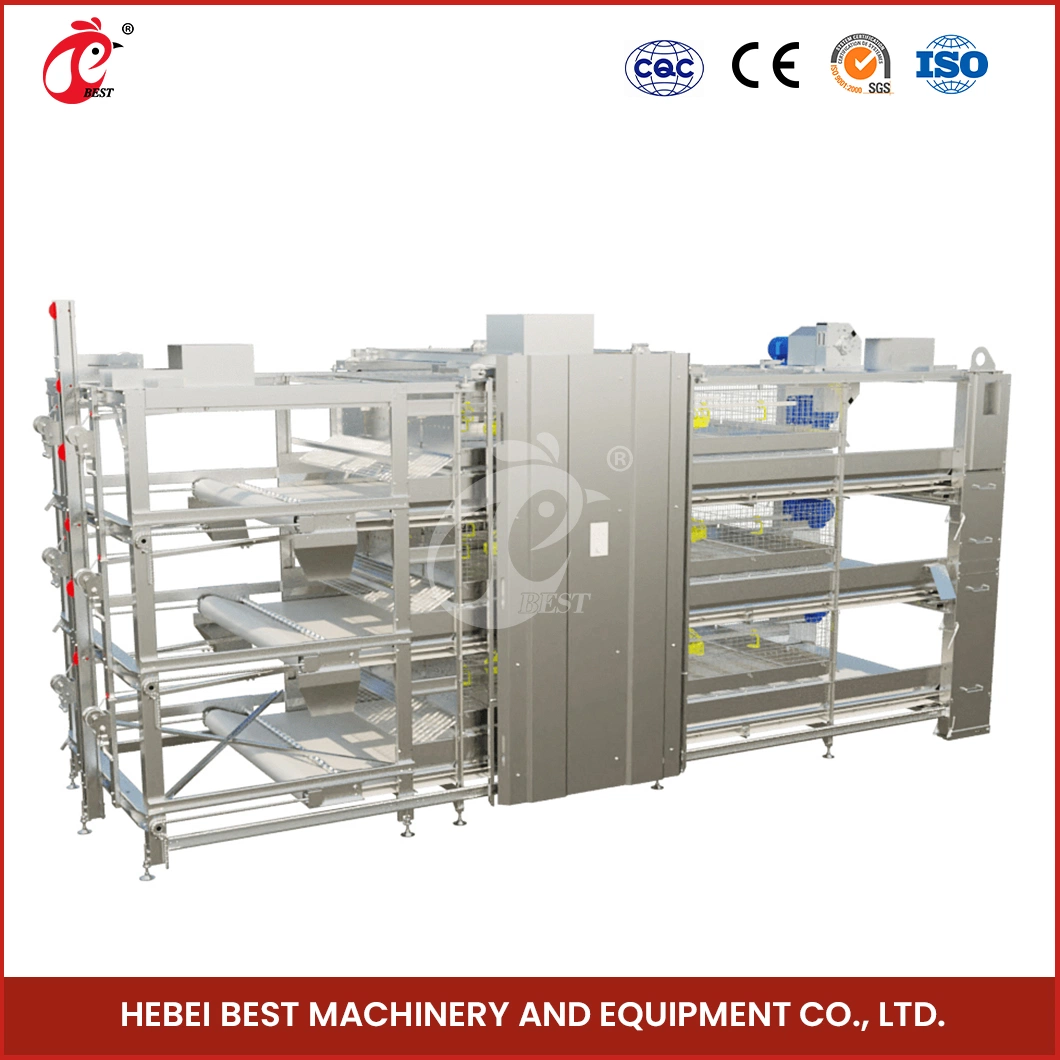 Bestchickencage H Frame Broiler Cages China Broiler House Heating Equipment Wholesale/Supplierr Low Carbon Steel Wire Material Broiler Raising Cage