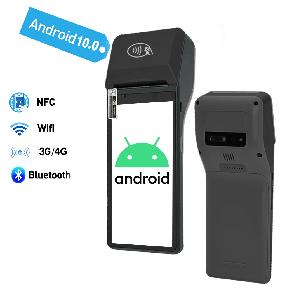 Hot Sell 4G Android POS Cajero automático máquina POS portátil Terminal con impresora (Z300)