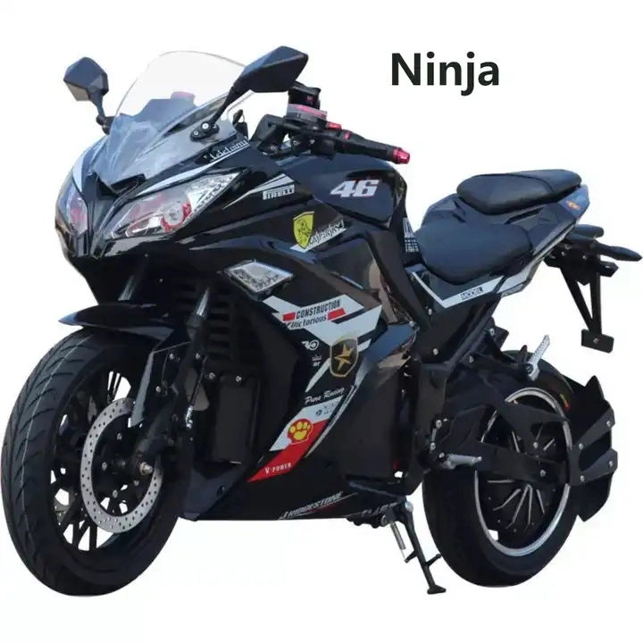 Alta velocidad a 150 km/h de la Motocicleta de carreras eléctrico motor de 5000W Scooter eléctrico moto motos