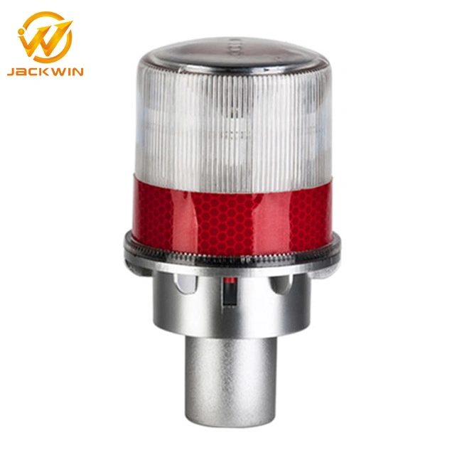 Road Safety Solar Warning Light with Bracket for Traffic Cone