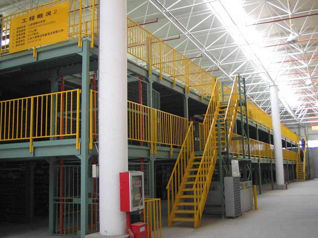 Long Span Storage Steel Mezzanine Floor Racking for Warehouse