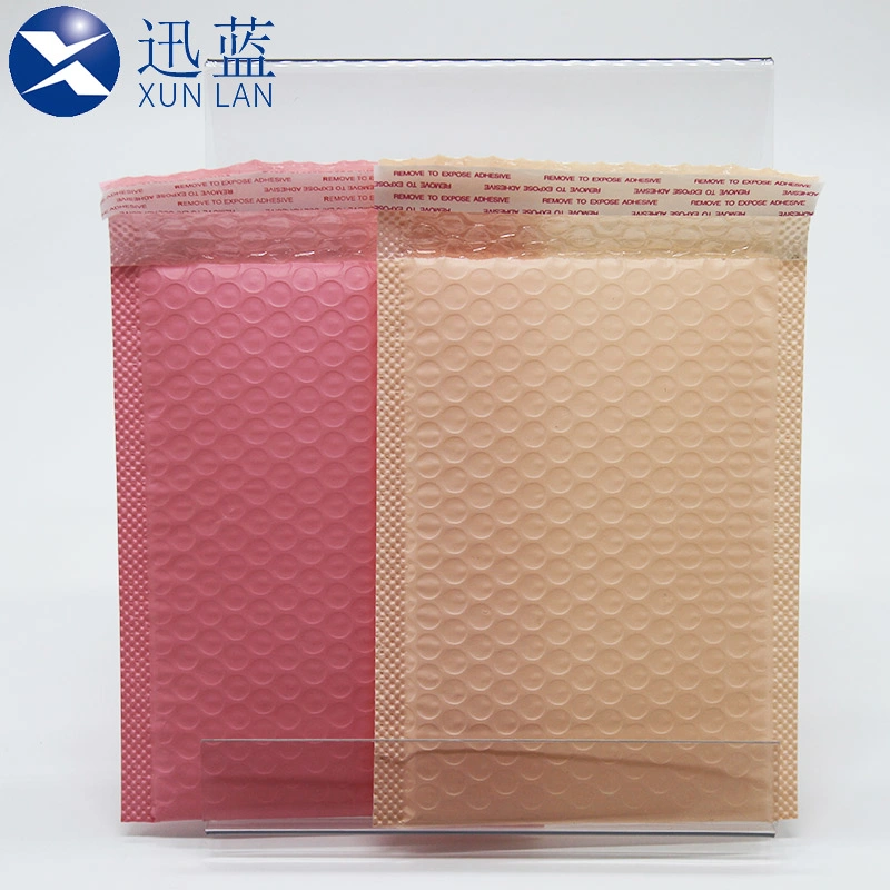 25*34 Cm Shock-Absorbing Strong Tape Fashionable Safe for Packaging Business Gifts Pink Bubble Mailer