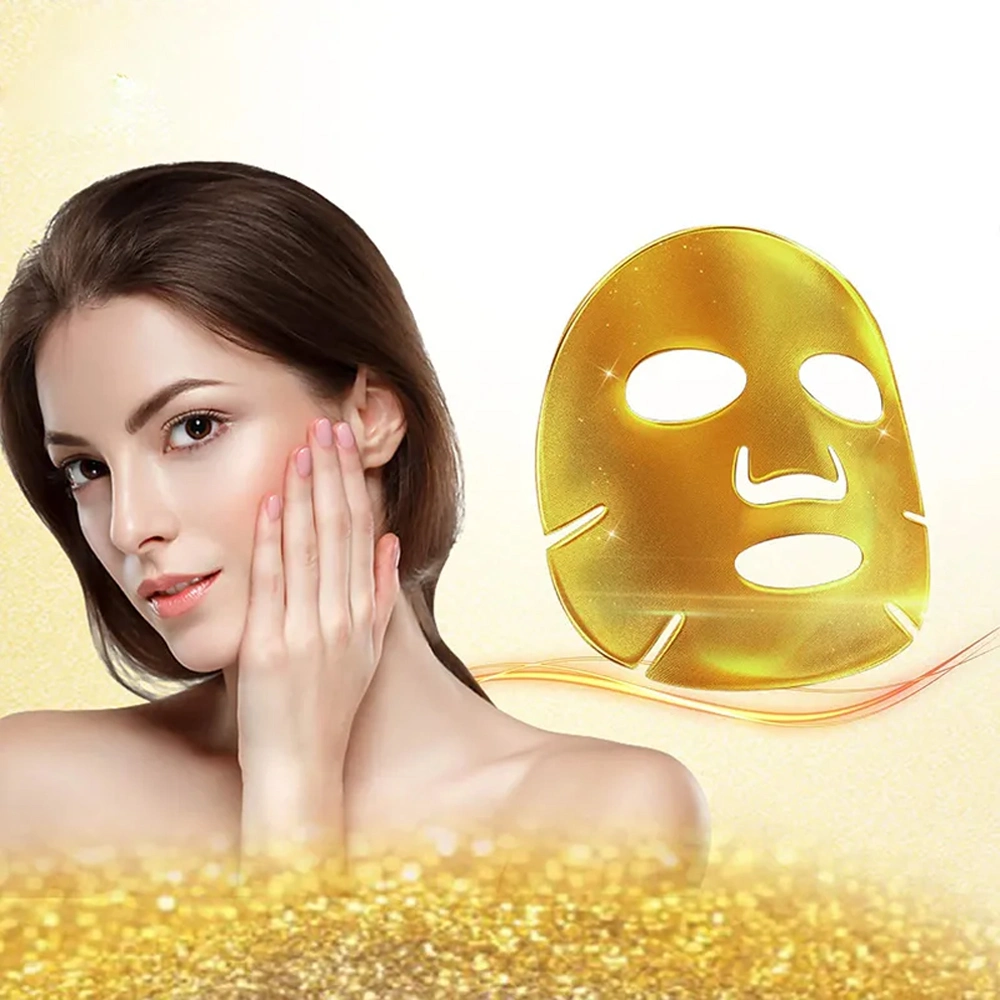 OEM Soin de la peau Hydratant Anti-Rides Masque Visage en Gel de Collagène à l'Or 24K