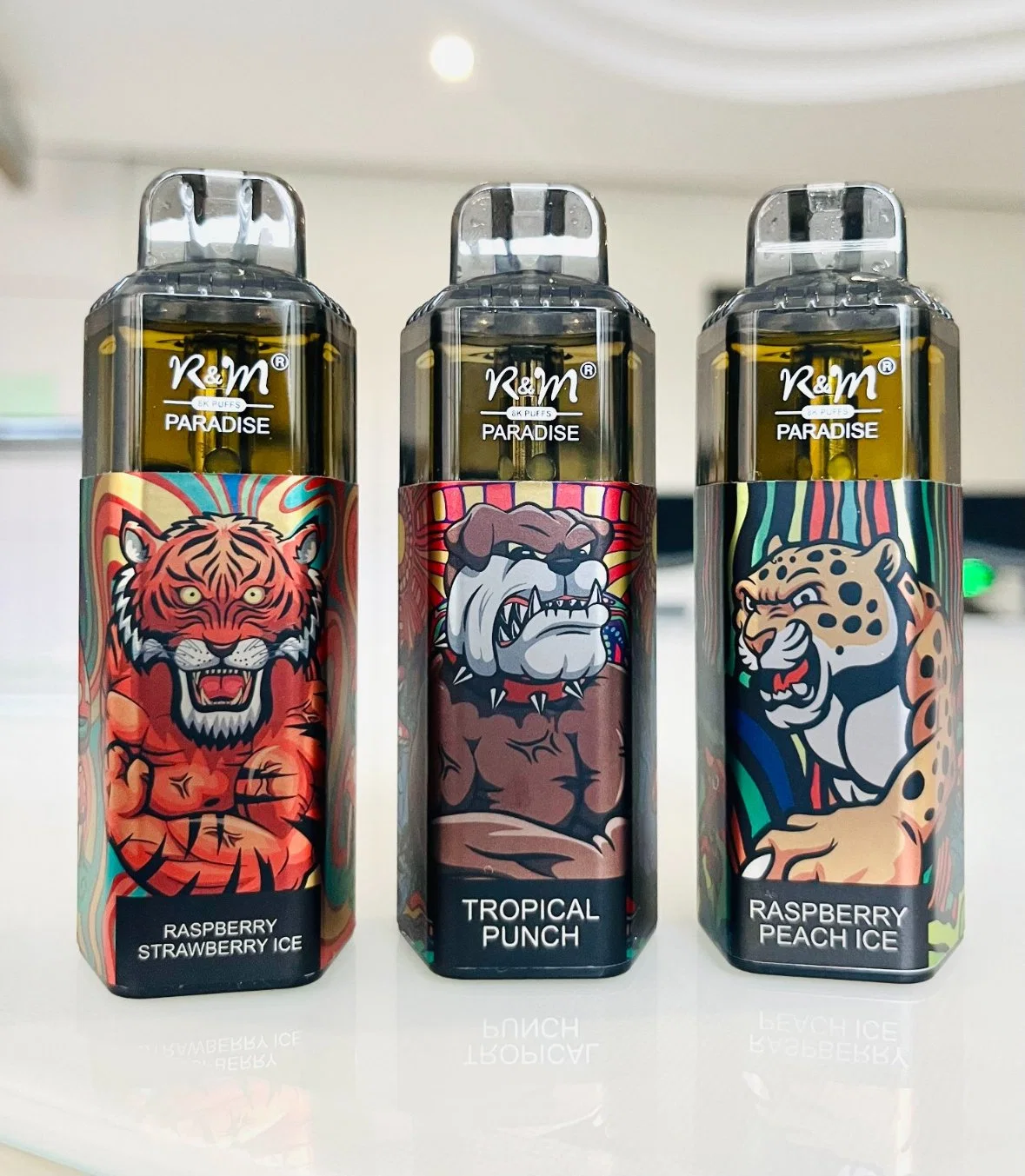 8000 Puffs 2%/5% Nicotine Disposable/Chargeable Vape to UK Europe USA Vape Market Wholesale/Supplier Electronic Cigarette Vape Factory R&M Paradise