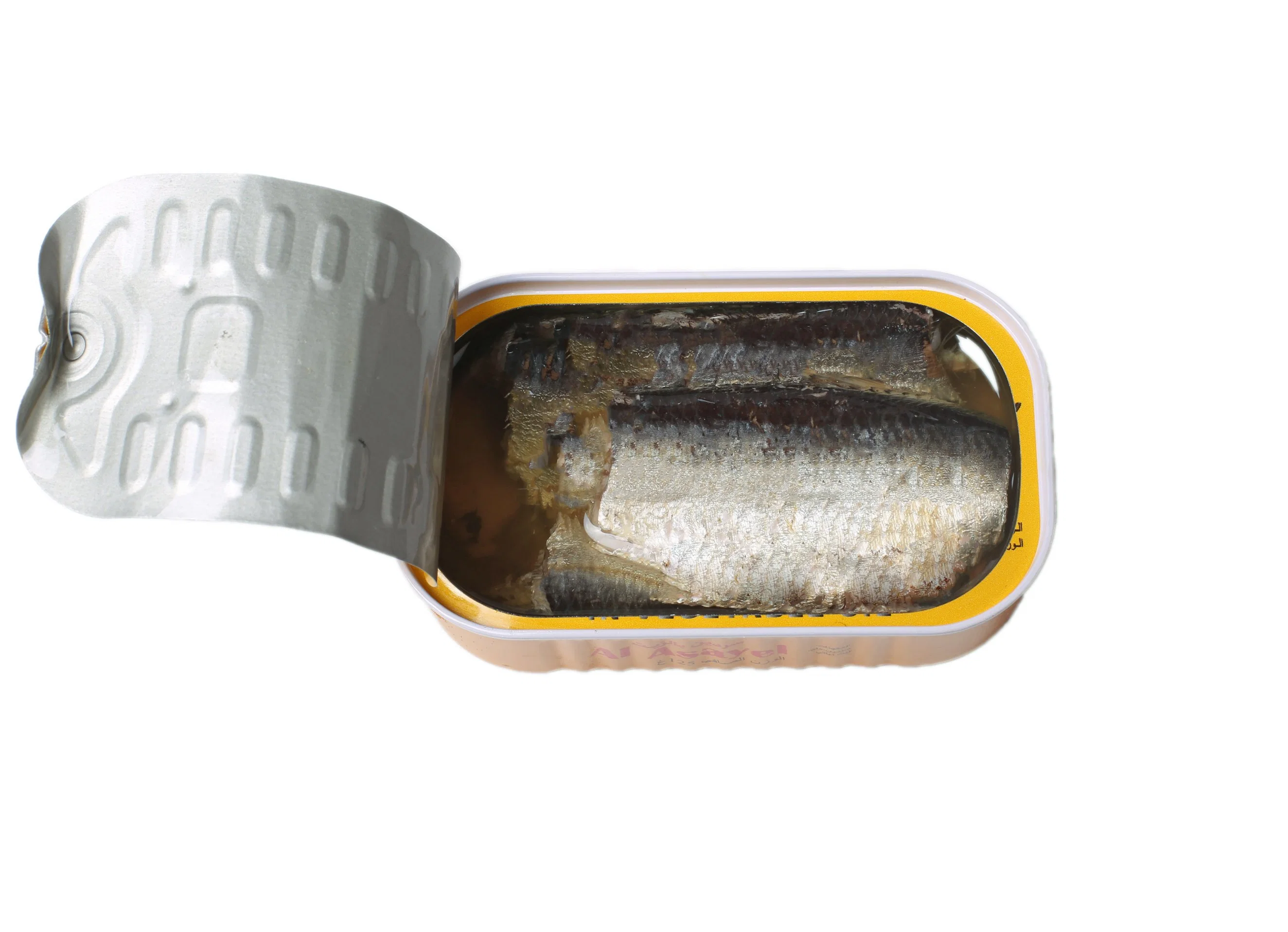 Conserves de poissons de la Sardine nouvelle arrivée ouvrir Sardine en conserve peuvent prix dans l'huile végétale