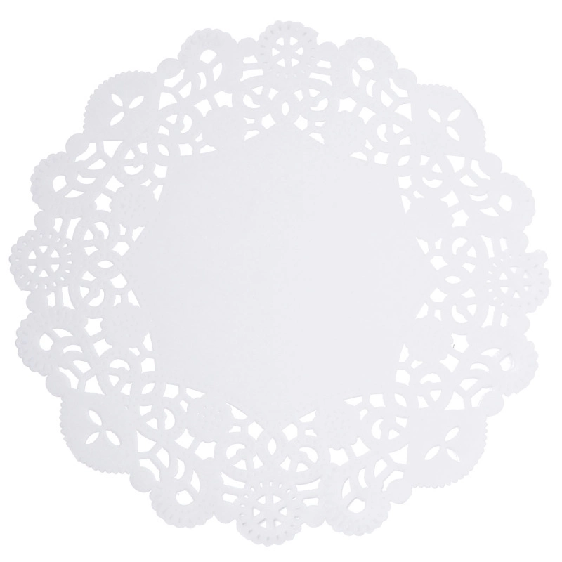 200 pcs/Pack home party de cuisine d'anniversaire de la Dentelle de papier mat Vintage serviette napperons creusés gâteau Pad