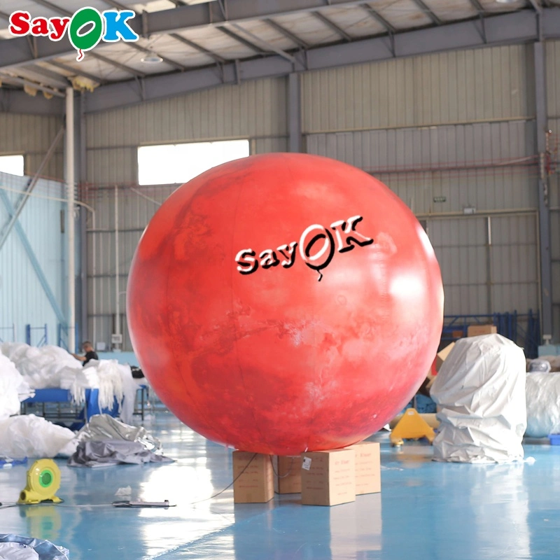 Sun Balloon Inflatable Model with LED Light