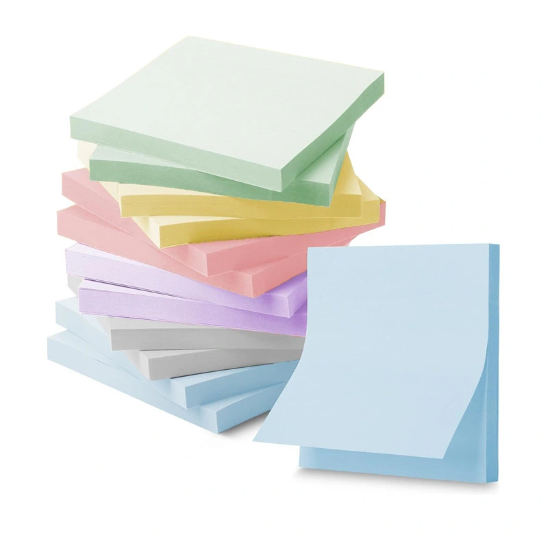 Sticky Notes 3X3 in 12 Pads Morandi Colors Self-Stick Note Pads Bulk