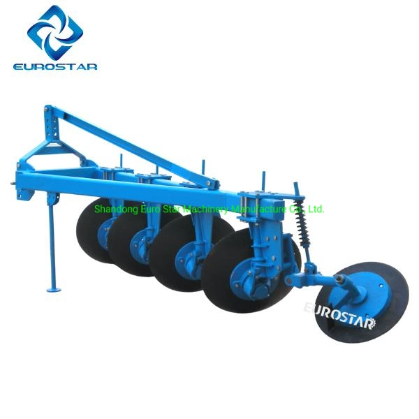 1lyt-320 Hanging Disc Plough for 25-35HP Tractor Width 600mm Heavy Duty Paddy Filed Farm Hydraulic Flip Plow Drive One Way Round Tube Agricultural Machinery