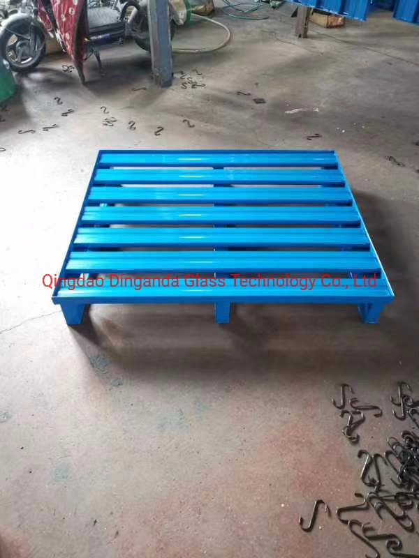 Warehouse Forklift Storage Heavy Duty Galvanized Metal Steel Pallets for Cold Storage