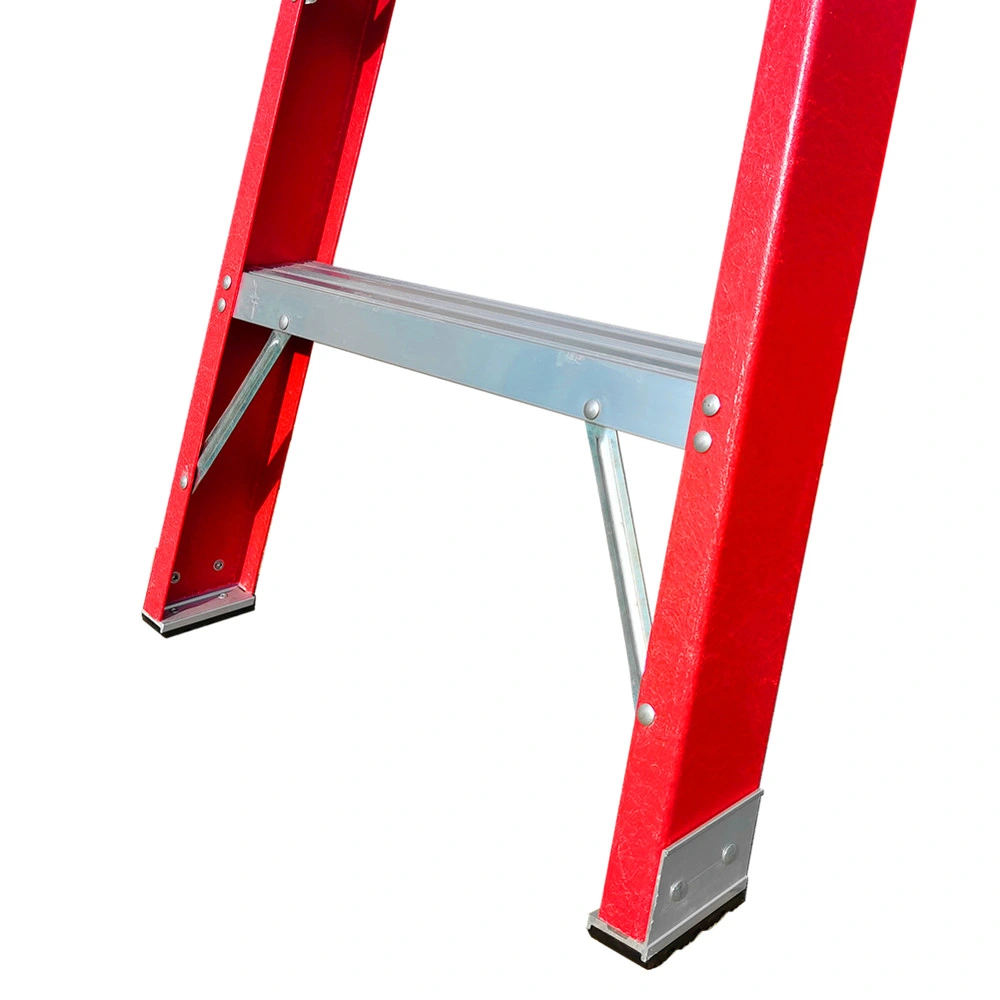 ANSI A14.5 Fiberglass Double Sided Aluminum Step Ladder with Tool Tray