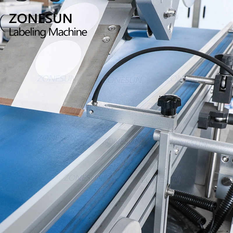 Zonesun Flat Plastic Bag Sticker Automatic Sticker Falt Surface Labeling Printing Machines