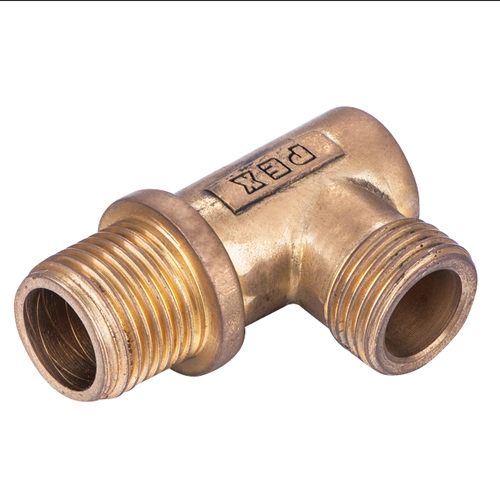 Plumbing Pipe Fittings, Forging Brass Lockable Brass Elbow Tee, Brass Fitting