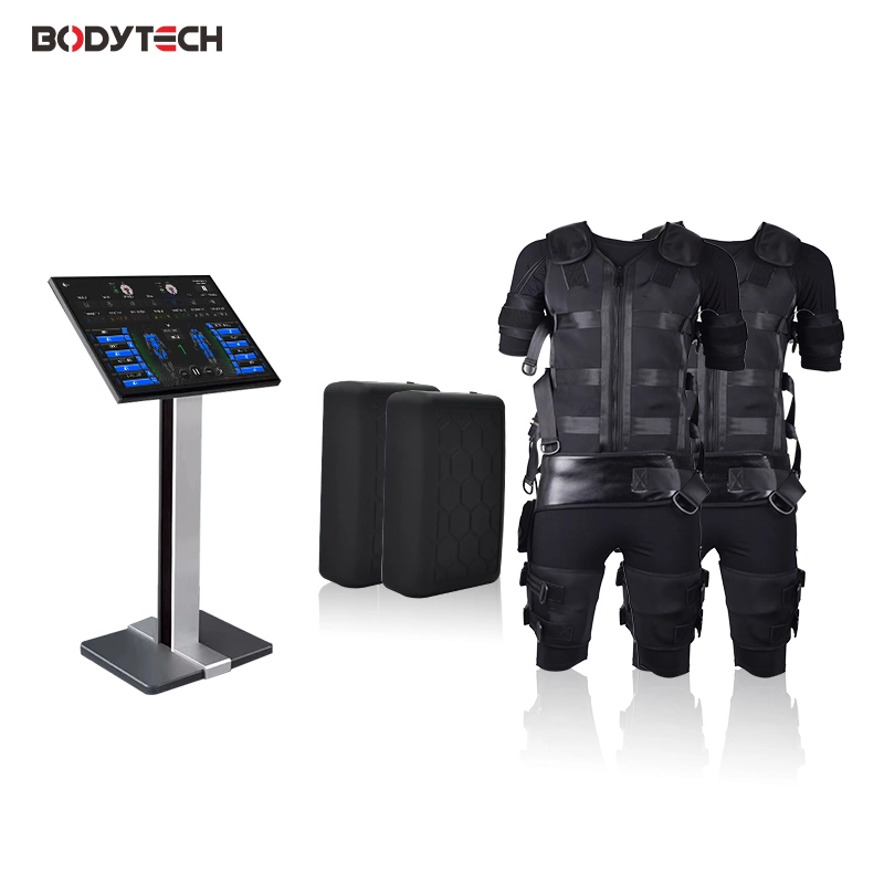 Bodytech Professional Wireless Electro Fitness Vest Deeply Muscle EMS Training Vest 1V2 Stand Machine