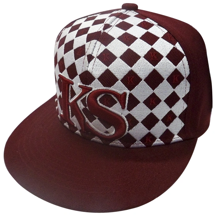 New Model Snapback Baseball Cap with Checker Logo Gj1792