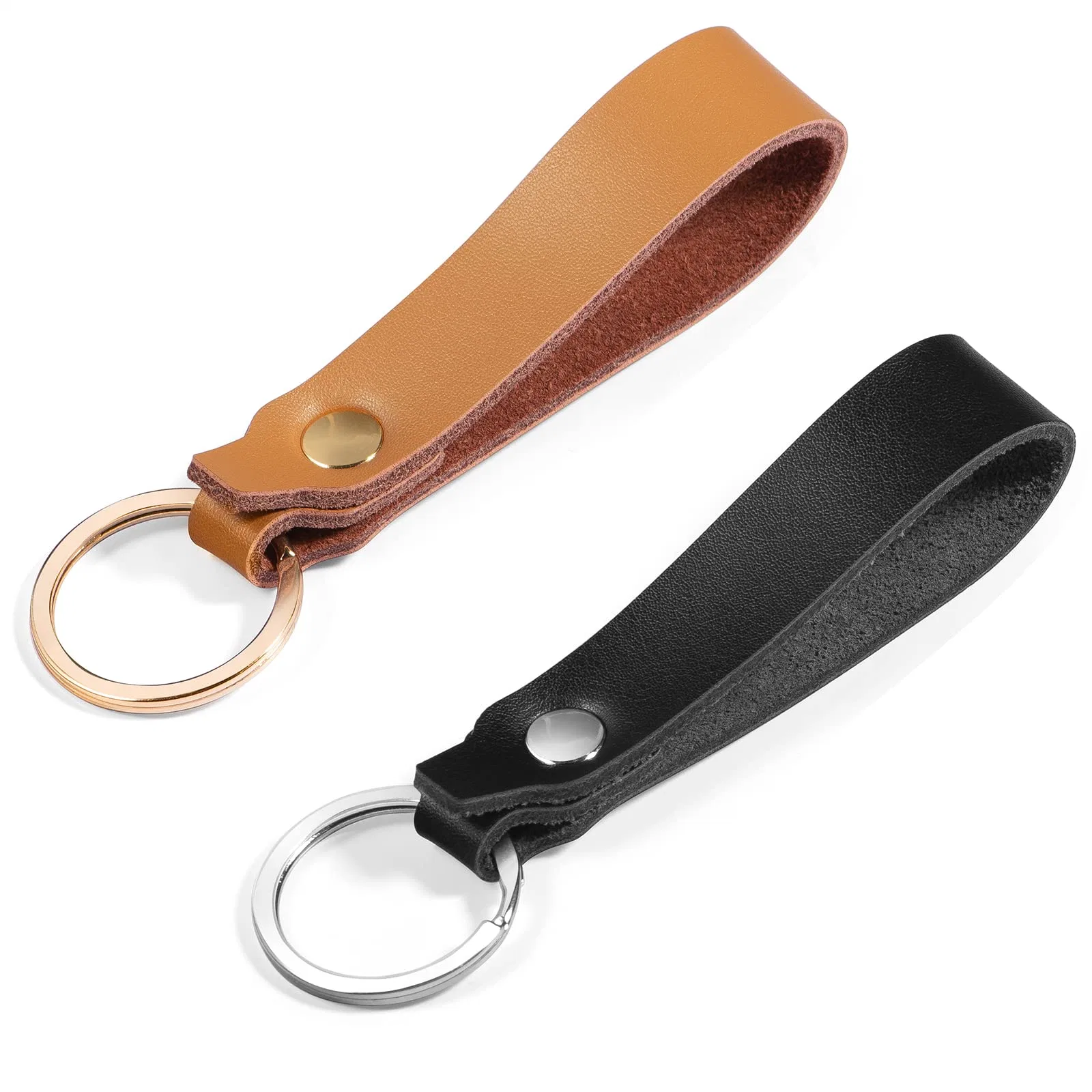 Genuine Leather Keychain for Man and Home Keyain Strap Holder Lanyard Keychain