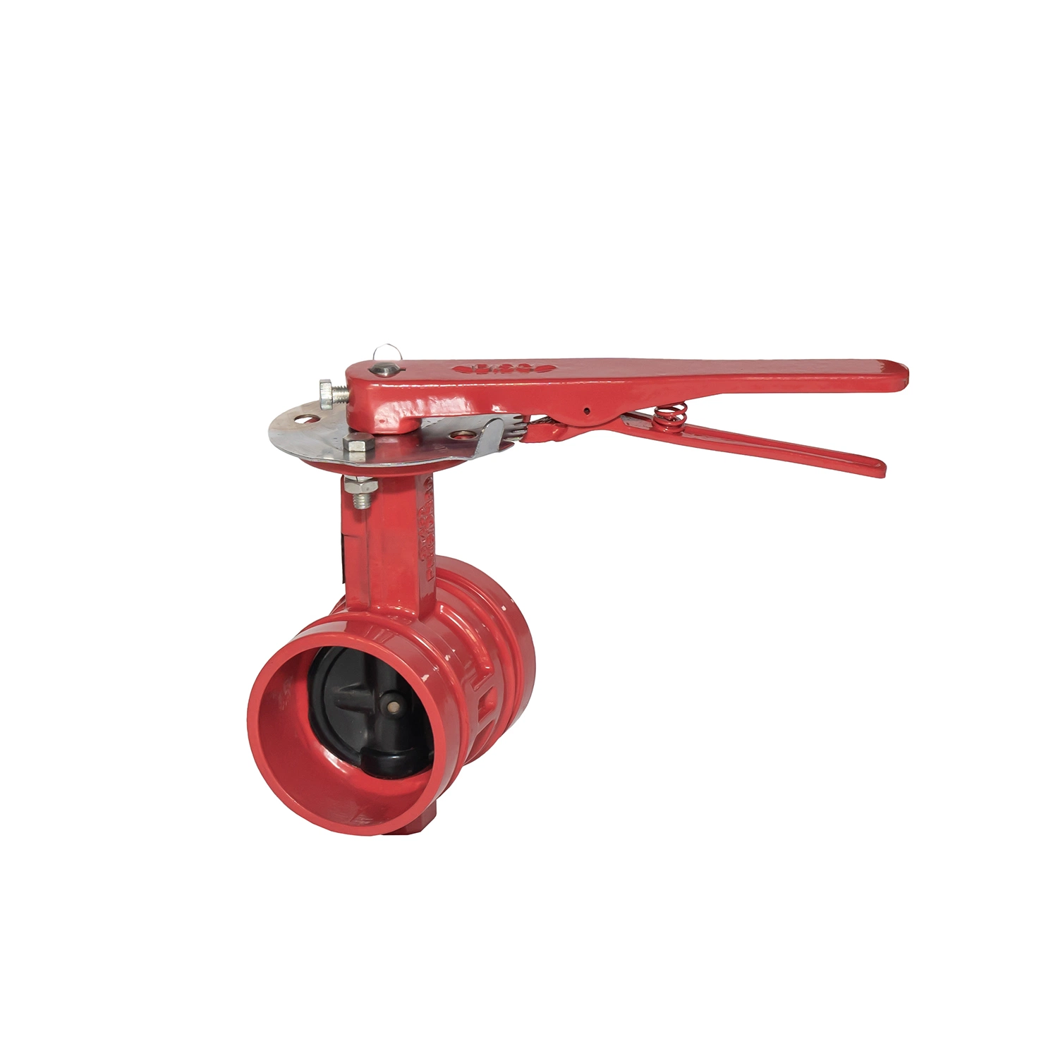 Fire Protection Grooved Butterfly Valve with Hand Lever