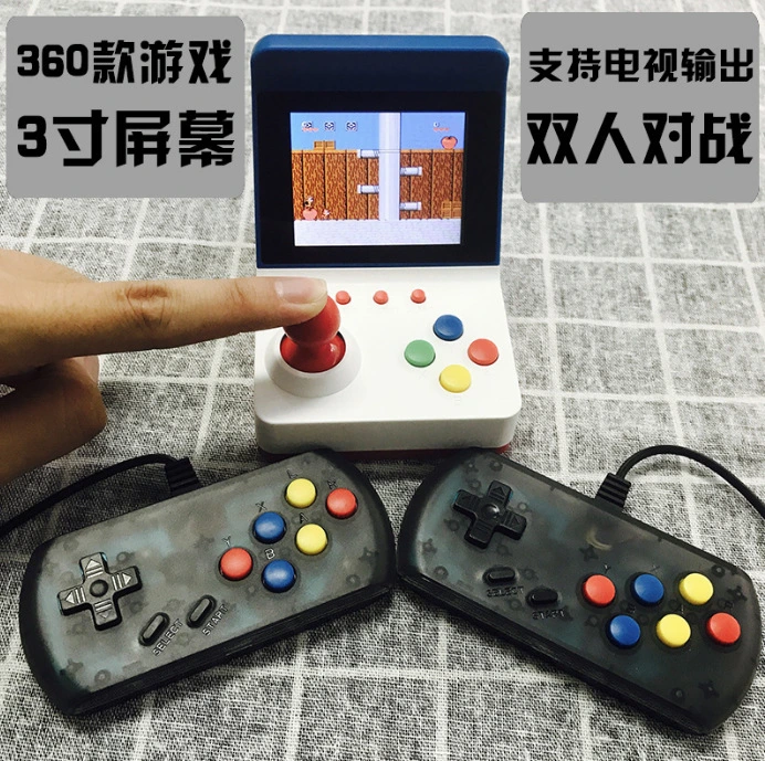 A6 Retro Game Console 360games Mini In1FC Arcade Game Built-in 360 Double Handle Retro Handheld Mini Game Console