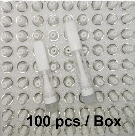 Hot Sell Wax Cartridge Disposable Ceramic Coil Empty D8 D9 Atomizer Empty Vape 0.5 1.0ml Vaporizer Rechargeable Vape