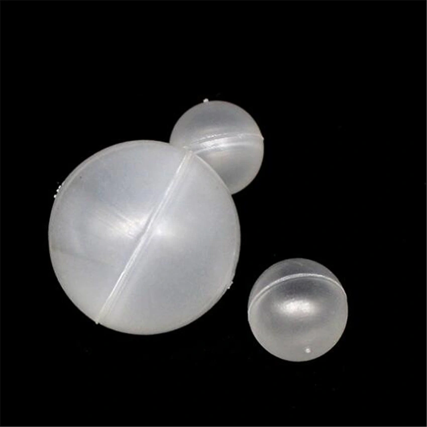 PP PE PVC transparent et bille de flottaison creuse en plastique opaque