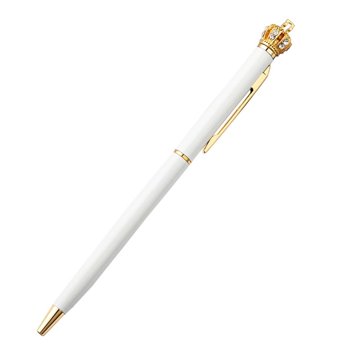 Hotsale Moda Stationery hermosa Reina estilo pluma Corona Ballpoint Ben Para promoción