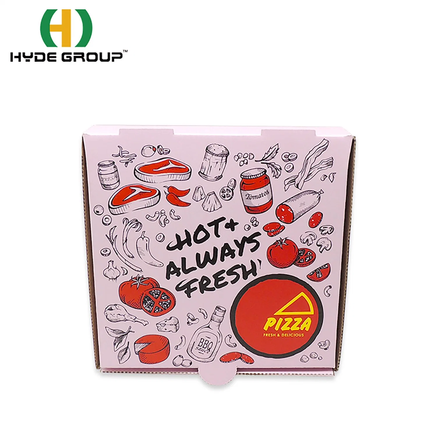 Wholesale Custom Corrugated Printed Cheap Carton Pizza Packing Boxes