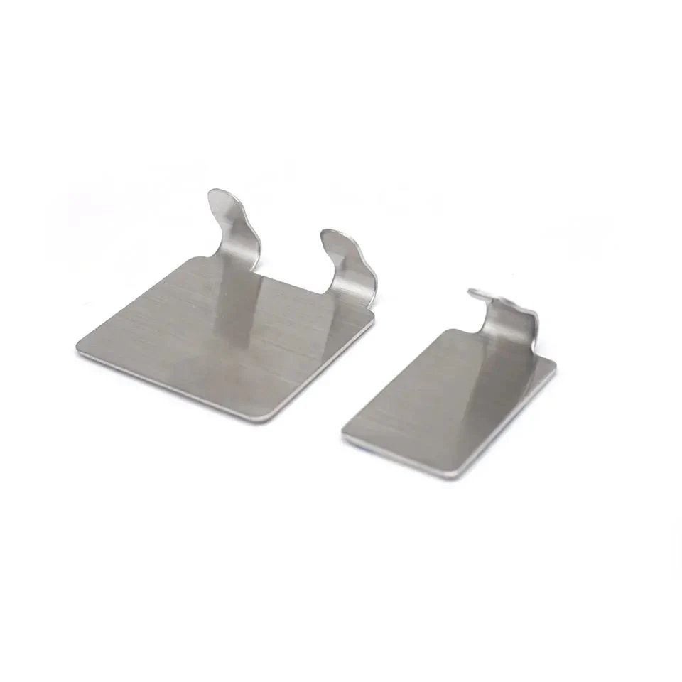 Custom Steel Metal Wall Brackets, Metal Hook with Adhesive, Stainless Steel Wall Hook