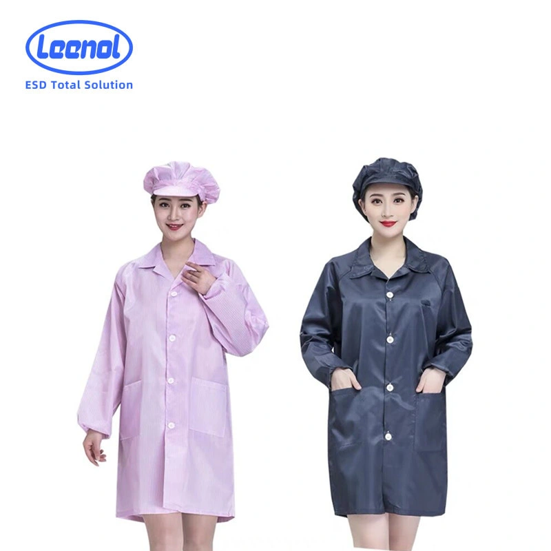 Leenol Protective Coveralls Anti-Static Fabric ESD Clothing Work Uniform