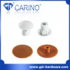 W881 White/Orange Plastic Decorative Cover for Furniture Pipe