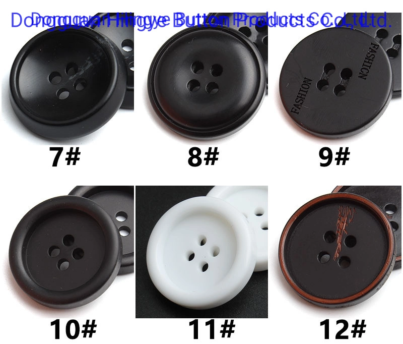 Resin Button Polyester Fake Ox Bone Horn Button for Clothing Garment Accessories