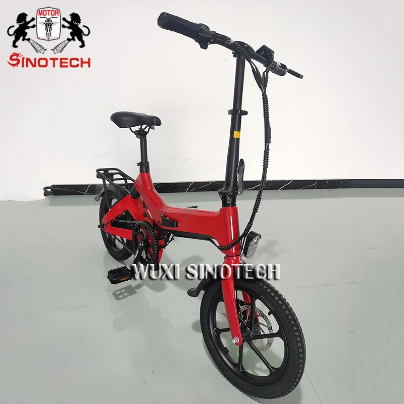 Fast Folding 14&prime; &prime; Electric Bike 25km/H 350W 36V 7.8ah Removable Lithium Battery European Hot Selling Electric Bike Folding Bicycle