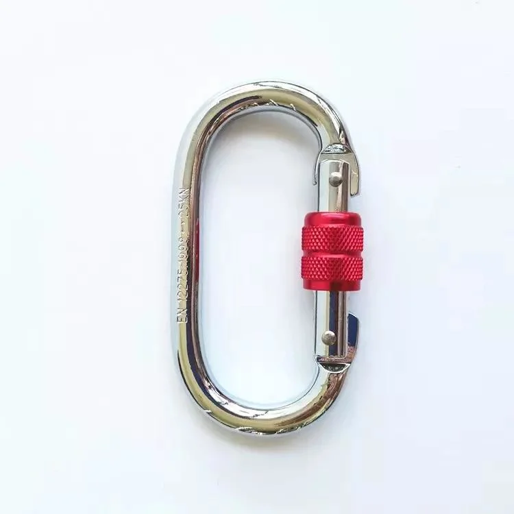 Outdoor Rock Climbing O-Type Main Lock Mountaineering Safety Buckle Carabiner Load-Bearing