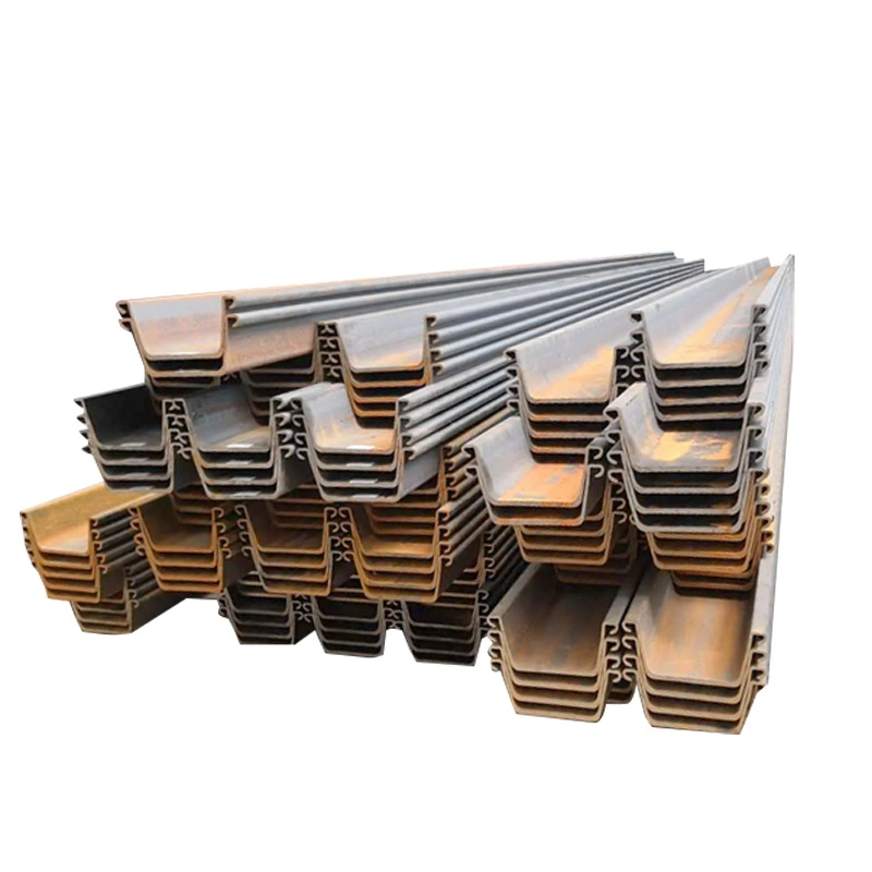 S355jr S355j0 S355j2h Hot Rolled Interlocking High Strength Support Customize Steel Sheet Pile Sale Price