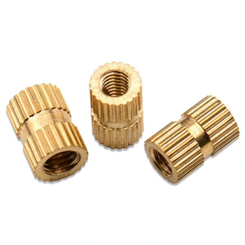 Custom Precision CNC Machined M6 Brass Insert Nut