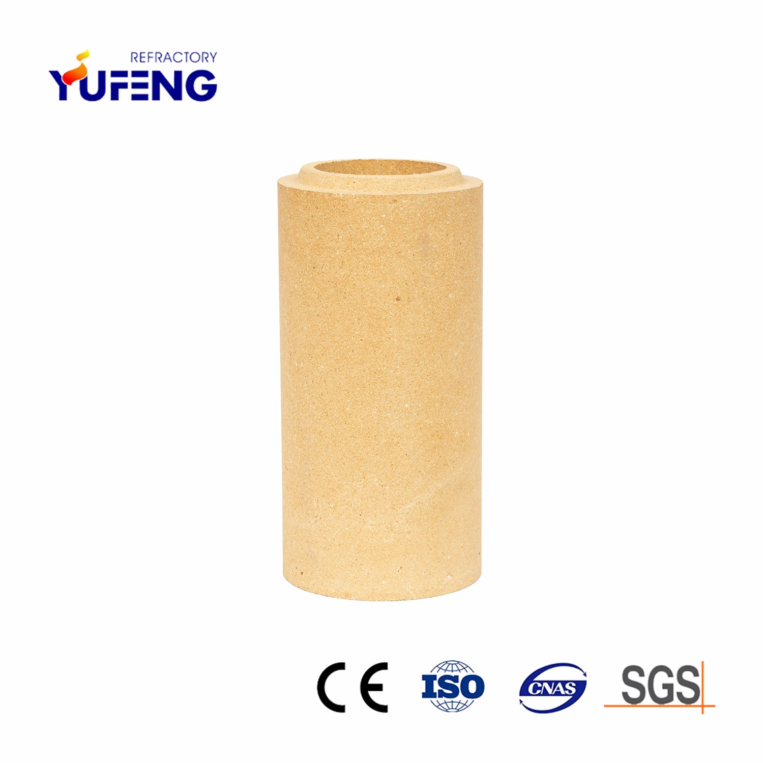 Steel Foundry Industry Fire Clay/Bauxite/Andlusite/Mullite Raw Material Alumina Hollowware Cast Brick