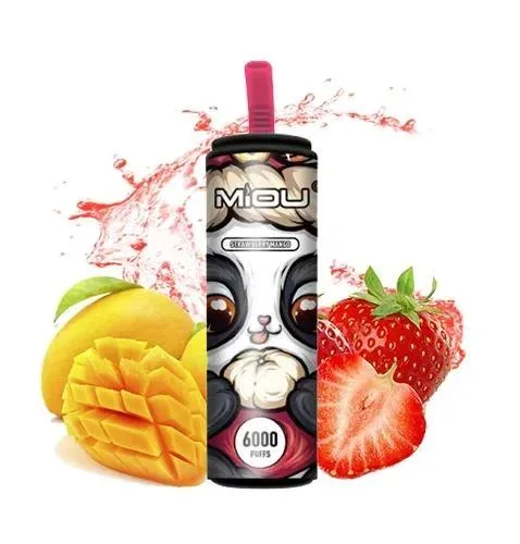 USA Hot Selling Miou 6000 Puffs Pod Device Rechargeable 650mAh Disposable/Chargeable Vape