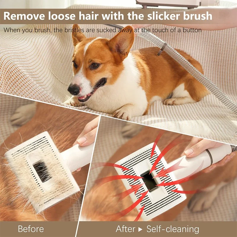 Pet-Reiniger Kamm Grooming Tool Clean Remover Haar Sauger Gerät Staubsauger Für Haustiere