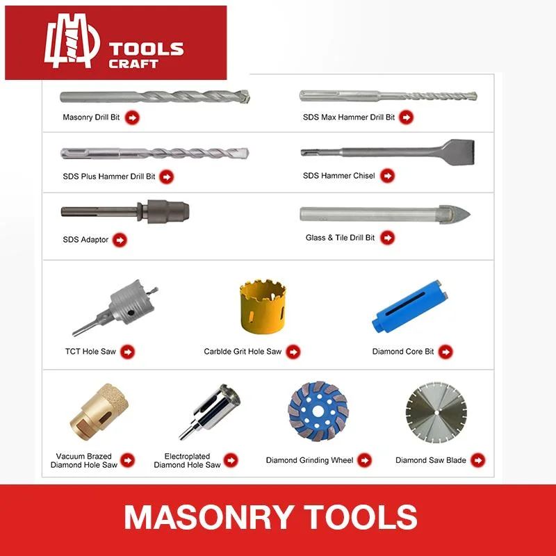 Professional Yg8 Tipped Long Shank Masonry Drill Bit